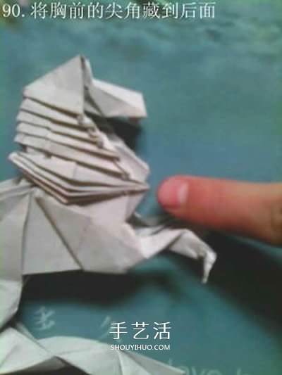 超多步骤折纸教程！漂亮海马的折纸方法图解 -  www.shouyihuo.com