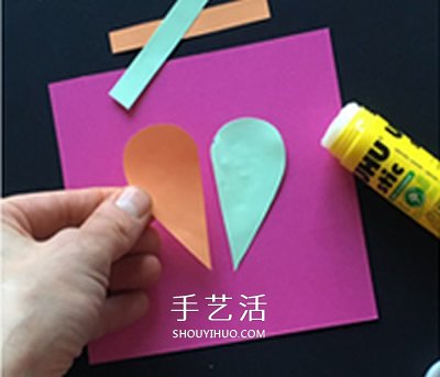 卡通风情人节贺卡制作 可爱爱心贺卡的做法 -  www.shouyihuo.com