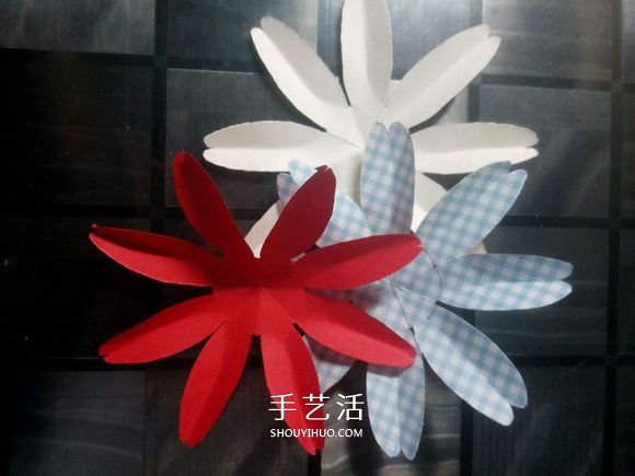 简单手工做太阳花教程 向日葵花的做法图解 -  www.shouyihuo.com