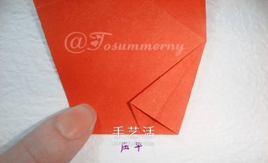 手工五星花的折法图解 还可以做成花型收纳盒 -  www.shouyihuo.com