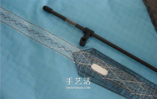 一步步教你学！翻滚特技风筝的制作方法过程 -  www.shouyihuo.com