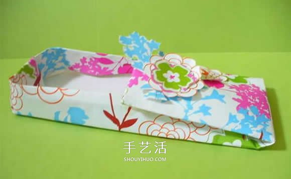 纸拖鞋的折纸方法图解 儿童怎么折拖鞋折法 -  www.shouyihuo.com