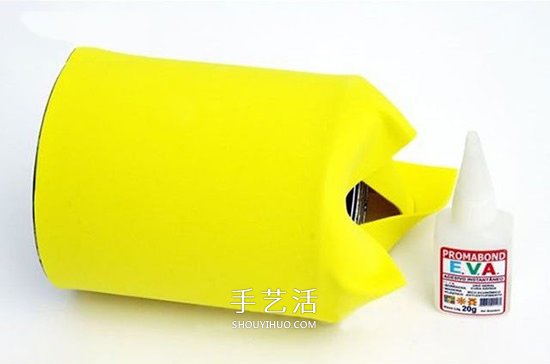 怎么做小黄人笔筒图解 奶粉罐利用做卡通笔筒 -  www.shouyihuo.com