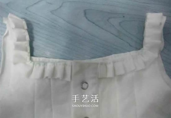 旧衣改造：男款T恤改造儿童坎肩背心套装 -  www.shouyihuo.com