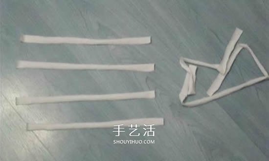 旧衣改造：男款T恤改造儿童坎肩背心套装 -  www.shouyihuo.com