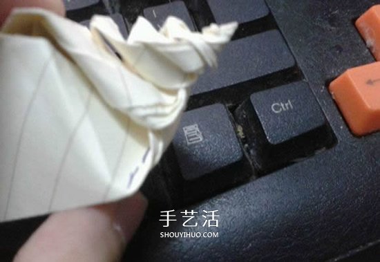 珠光海螺怎么折的教程 手工折纸海螺的步骤图 -  www.shouyihuo.com