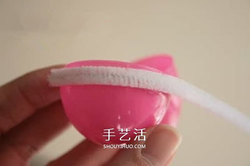 奇趣蛋塑料蛋壳废物利用 手工制作复活节彩蛋 -  www.shouyihuo.com