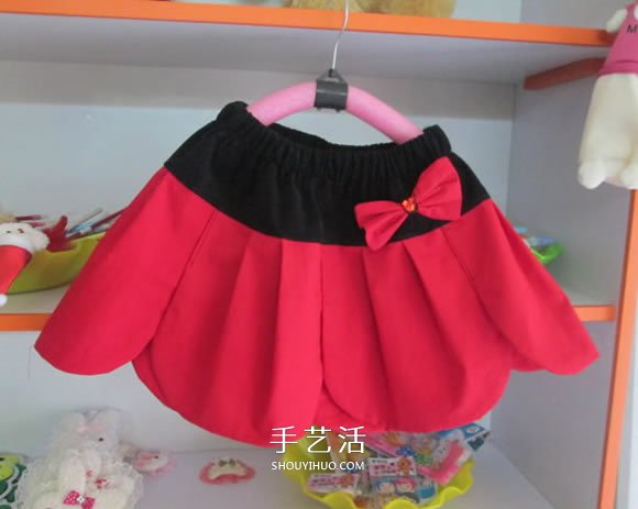 自制花瓣裙的方法图解 手工儿童花瓣裙的做法 -  www.shouyihuo.com