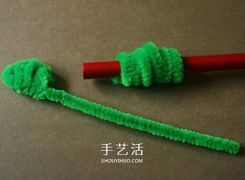 幼儿园手工制作变色龙 扭扭棒做变色龙的方法 -  www.shouyihuo.com