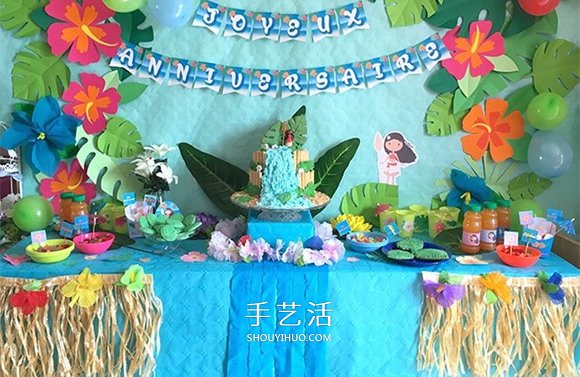 幼儿园手工制作花丛 简单手工卡纸花丛的做法 -  www.shouyihuo.com
