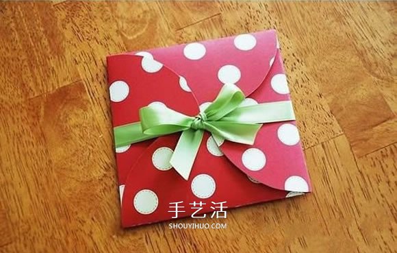 适合放丝巾的扁形礼品盒做法 折起来很简单！ -  www.shouyihuo.com