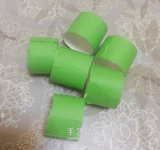 卫生纸卷纸筒做毛毛虫 简单又可爱的幼儿手工 -  www.shouyihuo.com