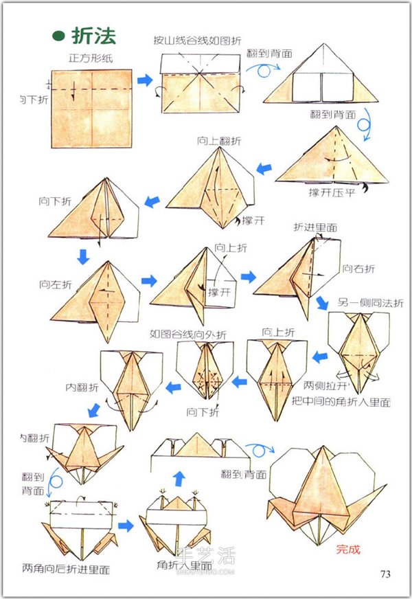 爱心怎么折？76种简单心形的折纸方法图解大全 -  www.shouyihuo.com