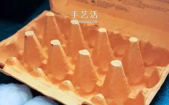 幼儿园学做冰激凌图解 鸡蛋托废物利用小手工 -  www.shouyihuo.com