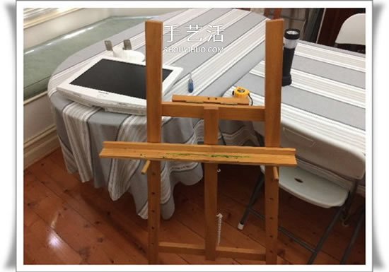 不要的画架废物利用 DIY改造电视架的方法 -  www.shouyihuo.com