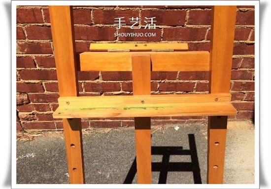 不要的画架废物利用 DIY改造电视架的方法 -  www.shouyihuo.com