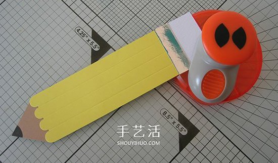 教师节小礼物的制作 卡纸做可爱的铅笔书签 -  www.shouyihuo.com