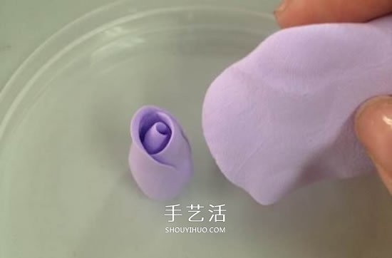 超轻粘土玫瑰花教程图解 让人惊艳的渐变色！ -  www.shouyihuo.com