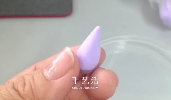超轻粘土玫瑰花教程图解 让人惊艳的渐变色！ -  www.shouyihuo.com