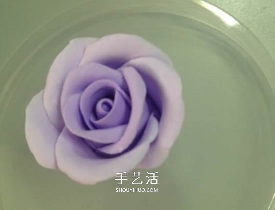 超轻粘土玫瑰花教程图解 让人惊艳的渐变色！ -  www.shouyihuo.com