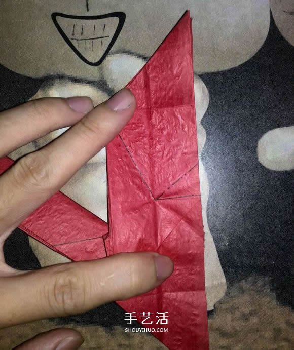 六翼炽天使之心的折纸方法图解 超多详细步骤！ -  www.shouyihuo.com