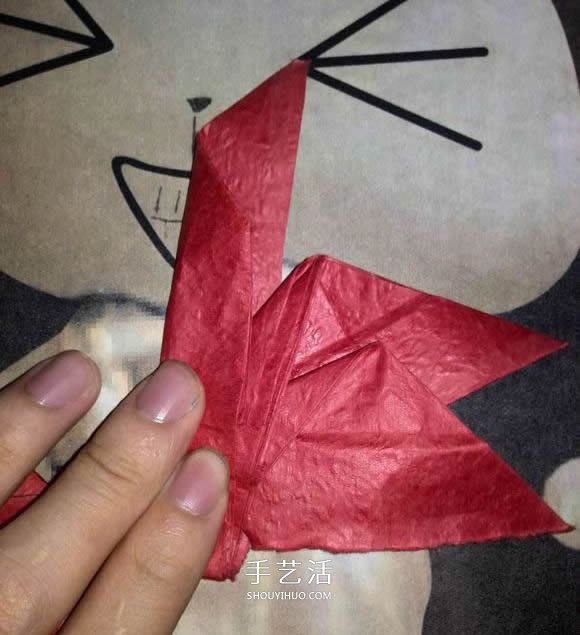 六翼炽天使之心的折纸方法图解 超多详细步骤！ -  www.shouyihuo.com