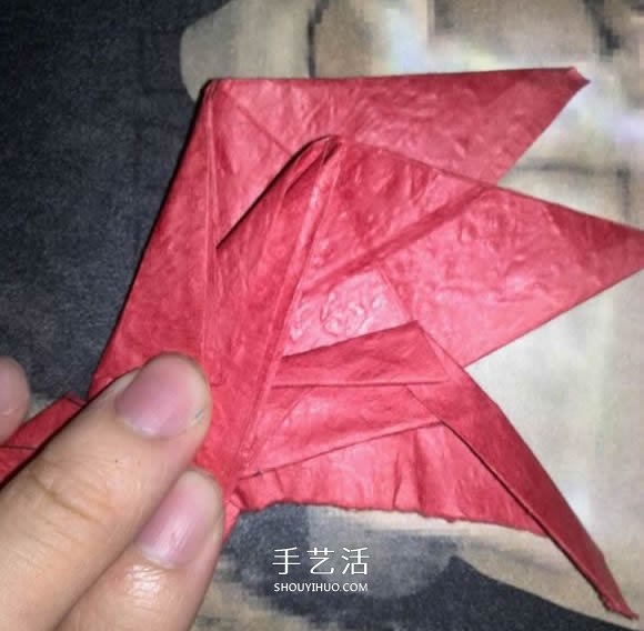 六翼炽天使之心的折纸方法图解 超多详细步骤！ -  www.shouyihuo.com