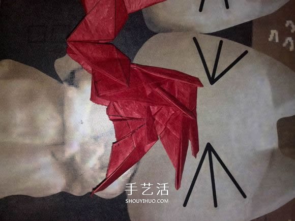 六翼炽天使之心的折纸方法图解 超多详细步骤！ -  www.shouyihuo.com