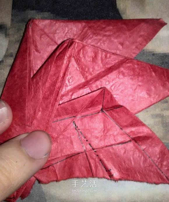 六翼炽天使之心的折纸方法图解 超多详细步骤！ -  www.shouyihuo.com