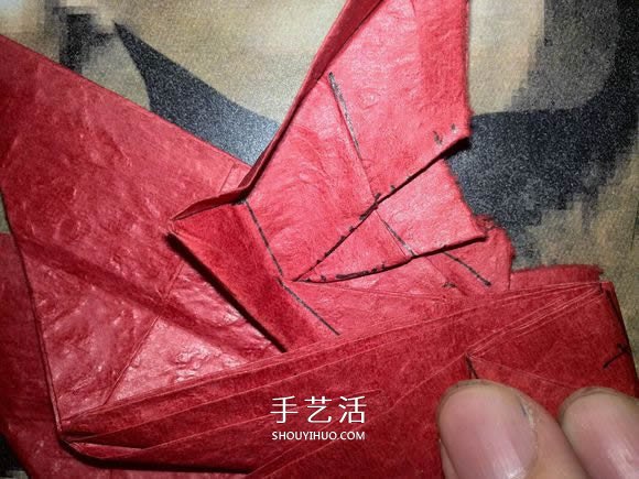 六翼炽天使之心的折纸方法图解 超多详细步骤！ -  www.shouyihuo.com