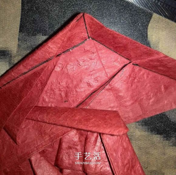 六翼炽天使之心的折纸方法图解 超多详细步骤！ -  www.shouyihuo.com