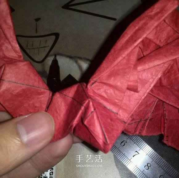 六翼炽天使之心的折纸方法图解 超多详细步骤！ -  www.shouyihuo.com