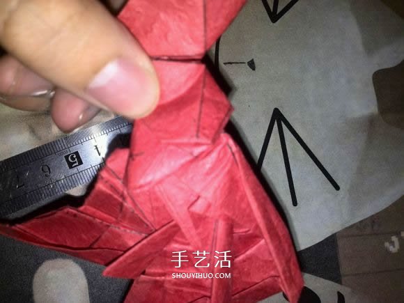 六翼炽天使之心的折纸方法图解 超多详细步骤！ -  www.shouyihuo.com