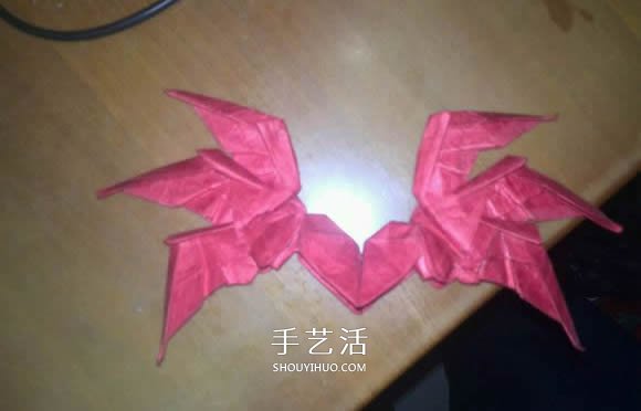 六翼炽天使之心的折纸方法图解 超多详细步骤！ -  www.shouyihuo.com