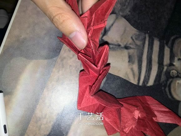 六翼炽天使之心的折纸方法图解 超多详细步骤！ -  www.shouyihuo.com