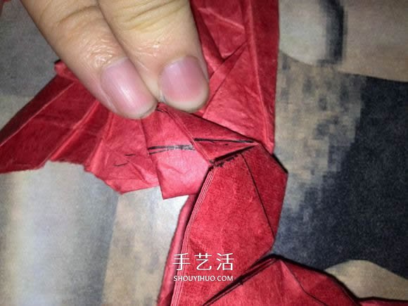 六翼炽天使之心的折纸方法图解 超多详细步骤！ -  www.shouyihuo.com