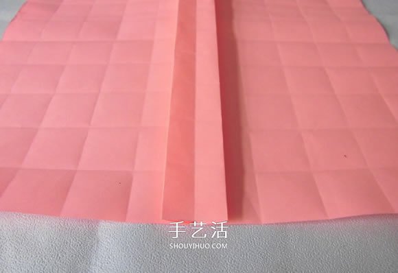 百合花纸巾盒的折法 带花纸巾盒怎么折图解 -  www.shouyihuo.com