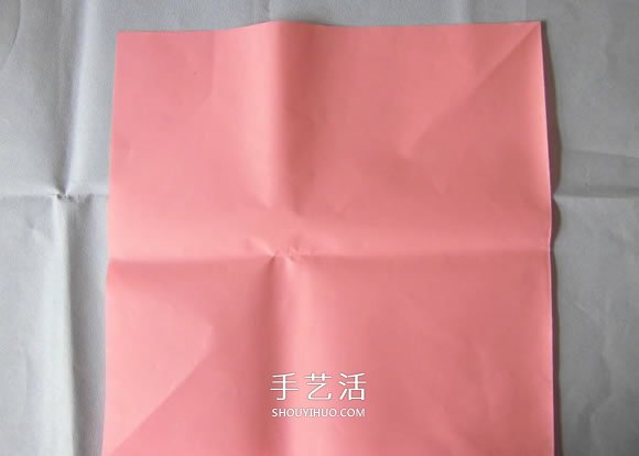 百合花纸巾盒的折法 带花纸巾盒怎么折图解 -  www.shouyihuo.com