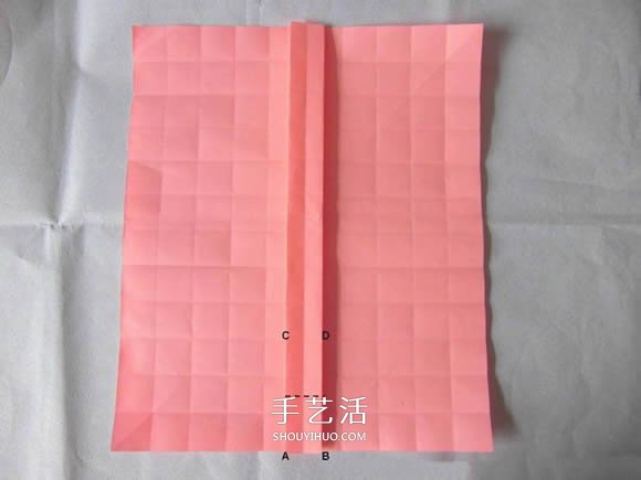 百合花纸巾盒的折法 带花纸巾盒怎么折图解 -  www.shouyihuo.com