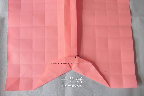 百合花纸巾盒的折法 带花纸巾盒怎么折图解 -  www.shouyihuo.com