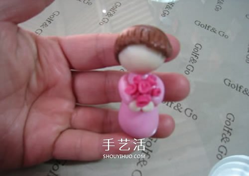 软陶结婚娃娃的制作方法 很漂亮的婚庆装饰摆件 -  www.shouyihuo.com