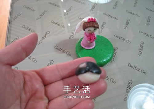 软陶结婚娃娃的制作方法 很漂亮的婚庆装饰摆件 -  www.shouyihuo.com