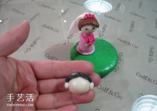 软陶结婚娃娃的制作方法 很漂亮的婚庆装饰摆件 -  www.shouyihuo.com
