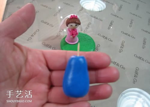软陶结婚娃娃的制作方法 很漂亮的婚庆装饰摆件 -  www.shouyihuo.com