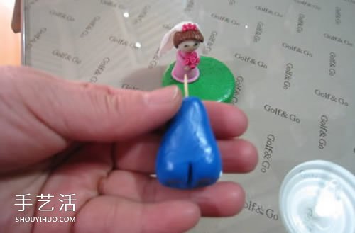 软陶结婚娃娃的制作方法 很漂亮的婚庆装饰摆件 -  www.shouyihuo.com