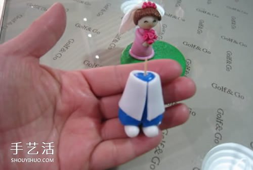 软陶结婚娃娃的制作方法 很漂亮的婚庆装饰摆件 -  www.shouyihuo.com