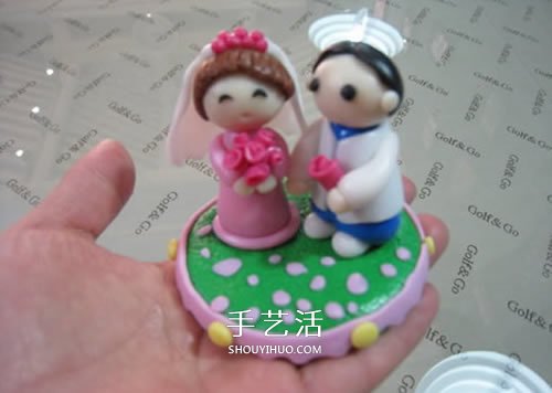 软陶结婚娃娃的制作方法 很漂亮的婚庆装饰摆件 -  www.shouyihuo.com