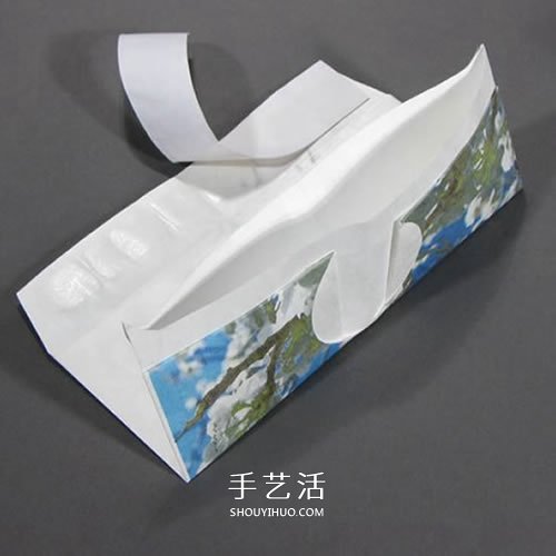 折纸皮夹钱包的教程 带卡包功能纸钱包的折法 -  www.shouyihuo.com