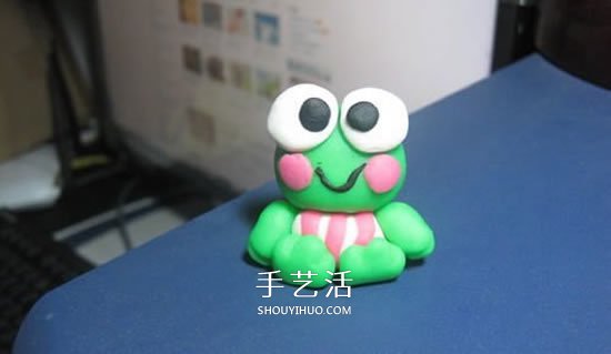 做一只可爱的豆糕蛙 橡皮泥制作小青蛙图解 -  www.shouyihuo.com