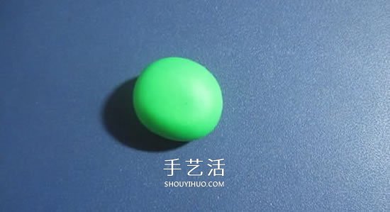 做一只可爱的豆糕蛙 橡皮泥制作小青蛙图解 -  www.shouyihuo.com